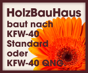 HolzBauHaus baut jedes Haus standardmäßig als KfW-40 Haus!